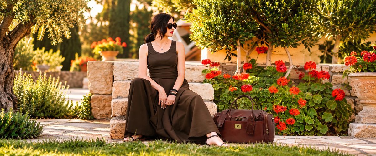 Italian leather travel bags — Tuscany Journal